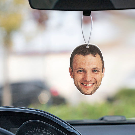 Custom Face Car Air Freshener Rearview Mirror Ornament Gifts for Him